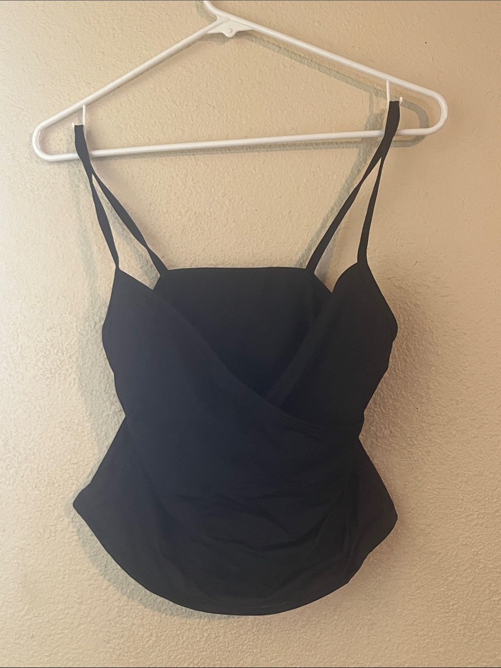 Women’s 10 Boston Proper Black Wrap Swim Cami